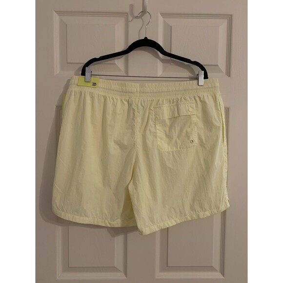 All in Motion Mens Size XL Volley Shorts Yellow Nylon NWT - Picture 1 of 4